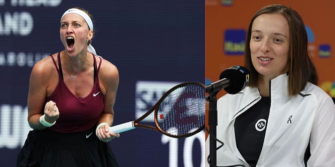 Iga Swiatek congratulates Petra Kvitova on 'amazing and inspiring' Miami Open triumph