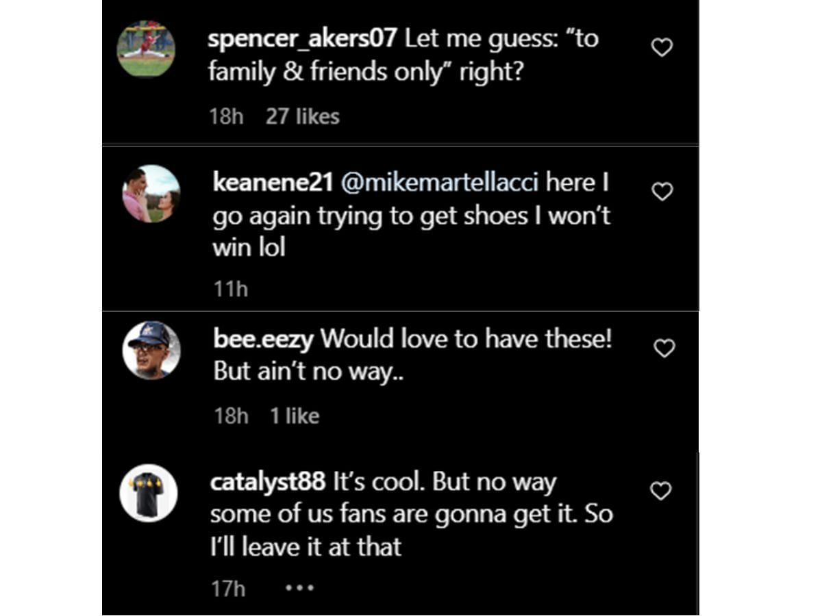 Fan reaction on Nike Kobe 4 Protro &quot;Mambacita&quot; (Image via @sneakernews/Instagram)