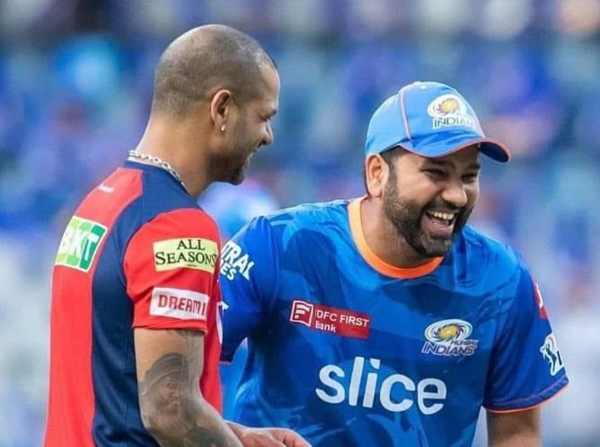 IPL 2023: शिखर धवन ने रोहित शर्मा के साथ साझा की तस्वीर, फैंस ने कहा- वर्ल्ड कप में ओपनिंग करें गब्बर और हिटमैन