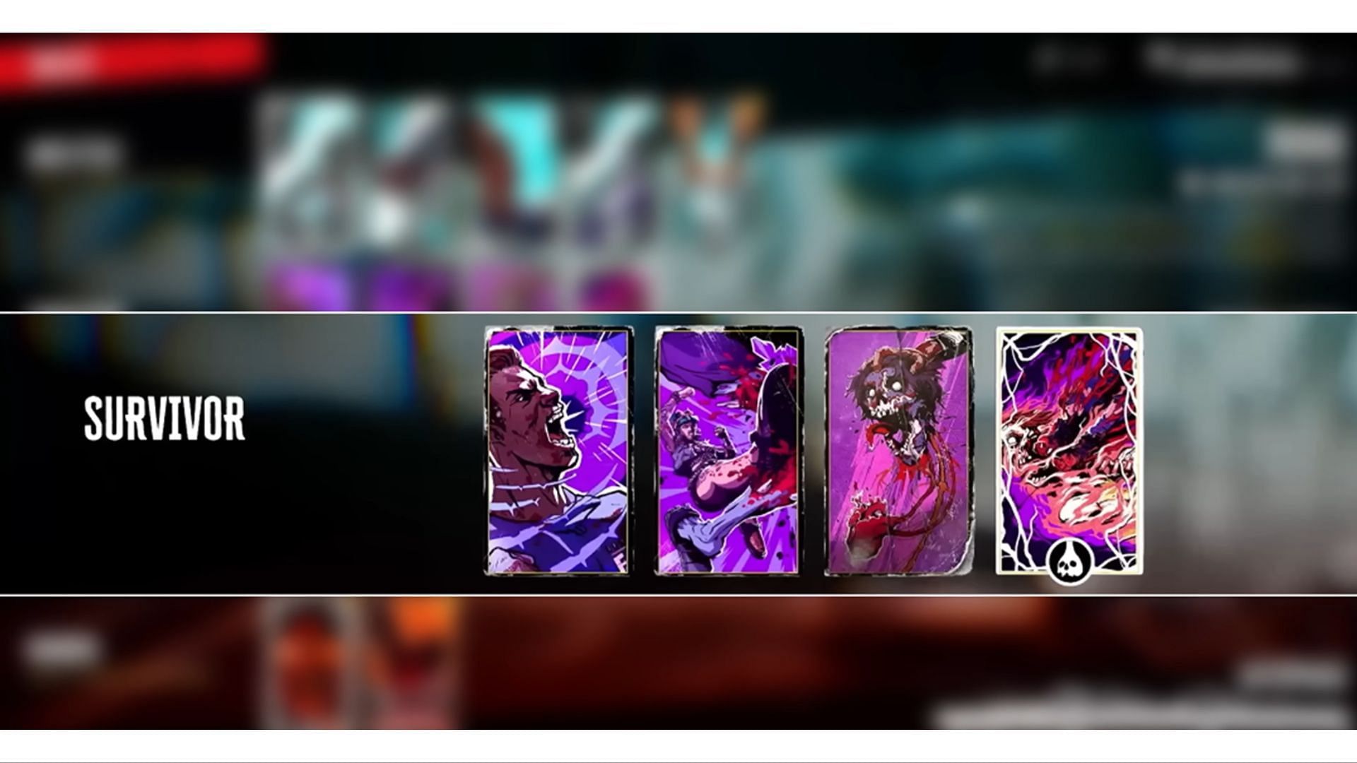 The Survivor category has four card slots (Image via ColossalKiwi/YouTube)