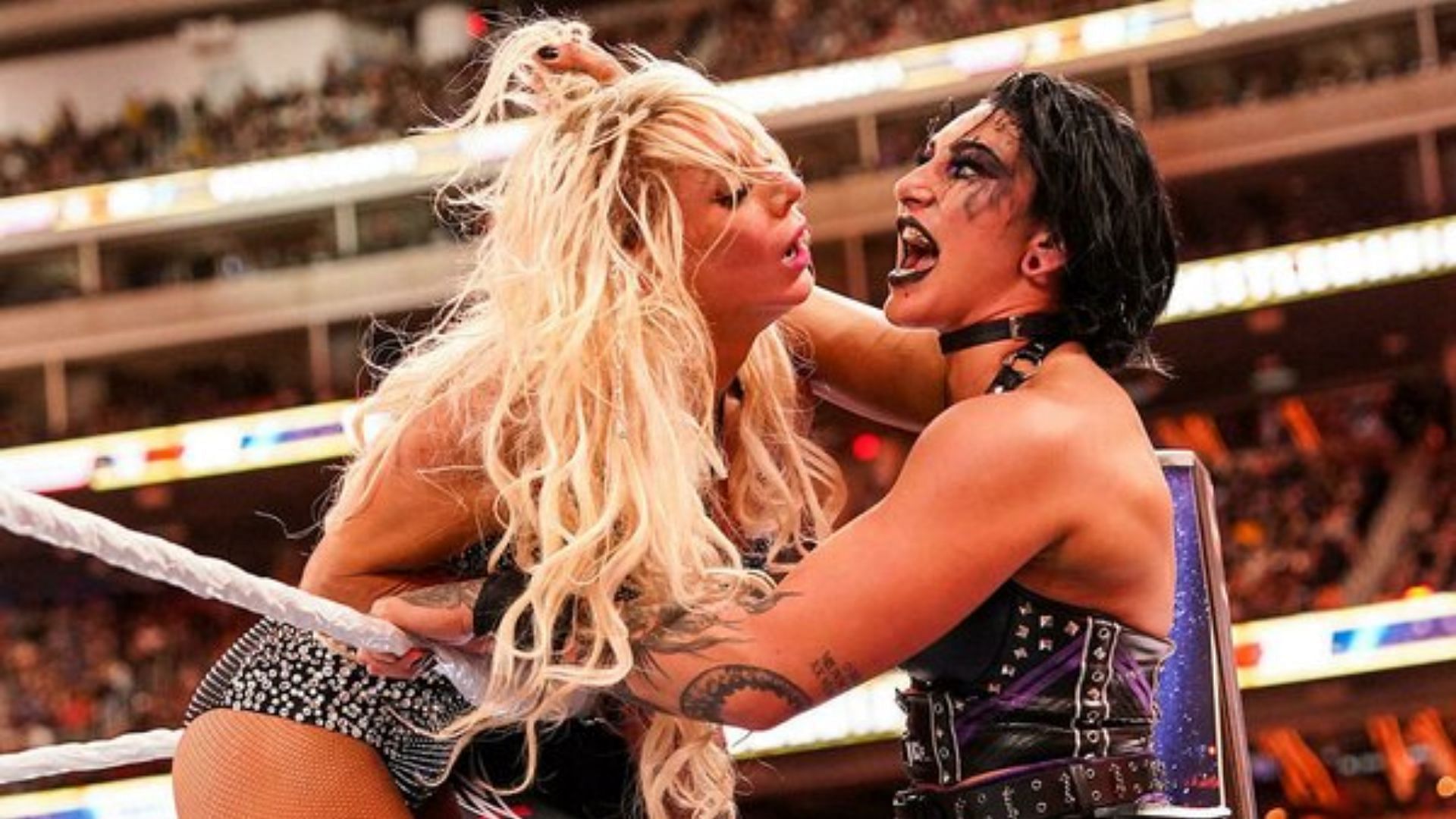 Rhea Ripley emphatically defeated Charlotte Flair at WrestleMania 39.