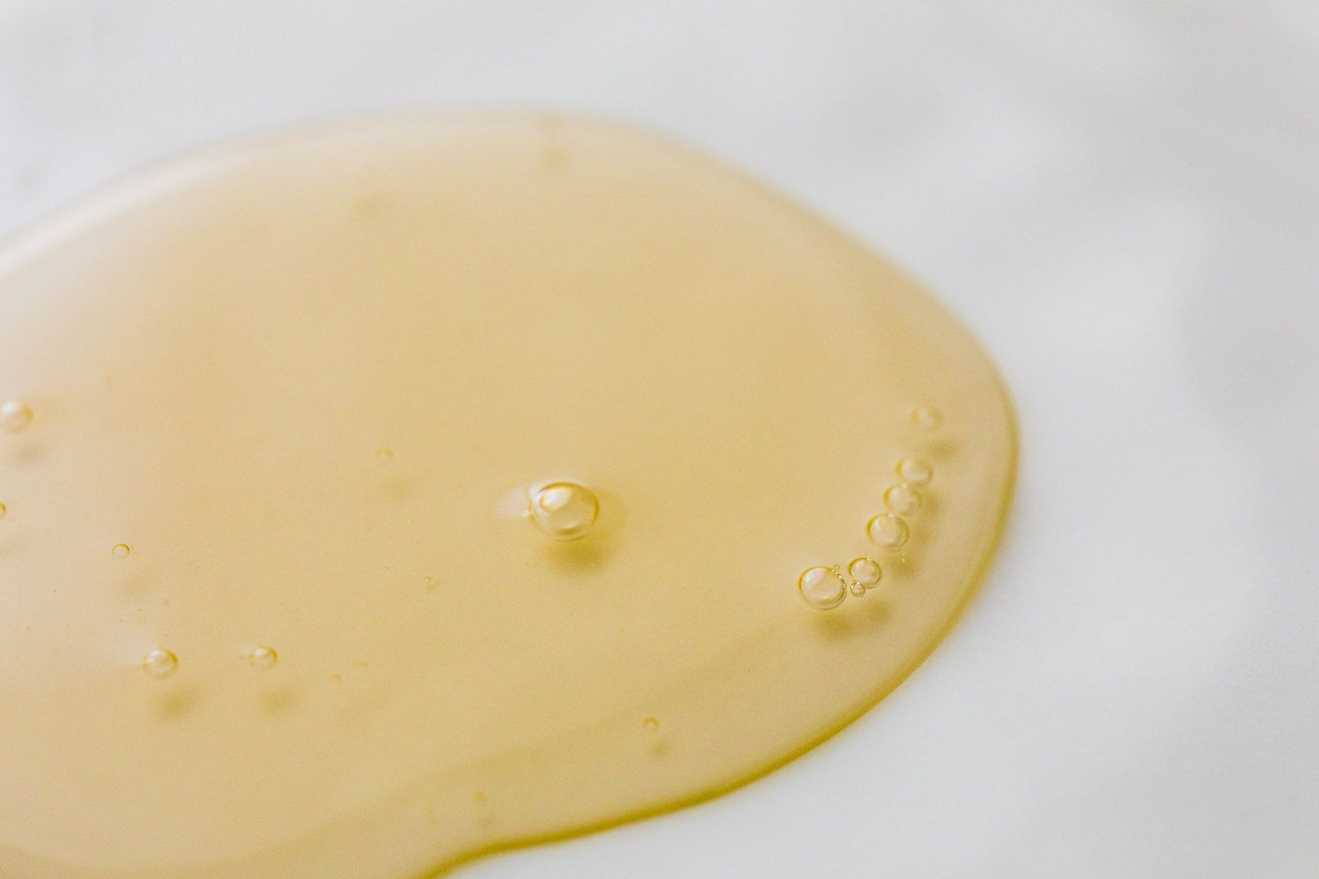 Emu oil is a yellow liquid that is made from the fat of emus. (Photo via Pexels/Karolina Grabowska)