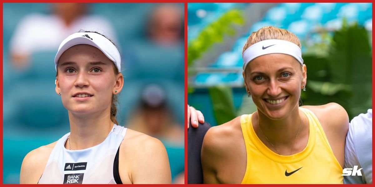 Rybakina and Kvitova will clash for the Miami Open trophy.