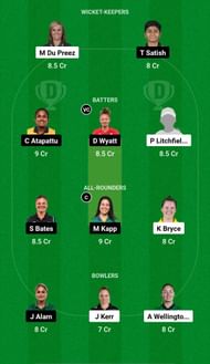 WAR-W vs FAL-W Dream11 Prediction Team, Match 7, Grand League