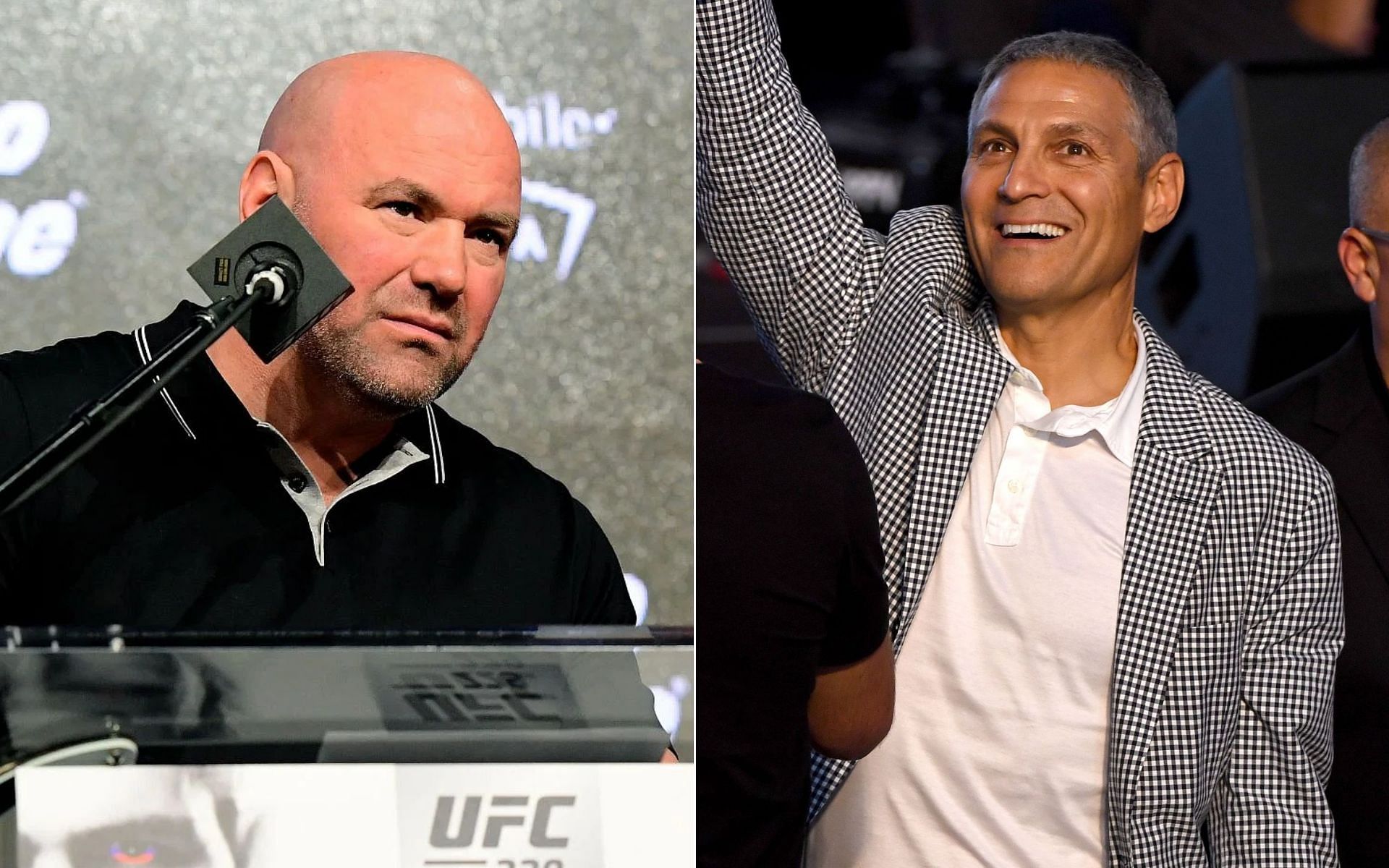 Dana White [Left], and Ari Emanuel [Right]