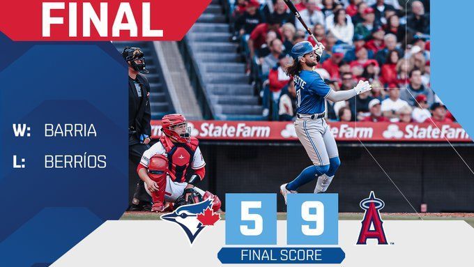 Jose Berrios disappoints on the mound as Blue Jays' lose to Angels