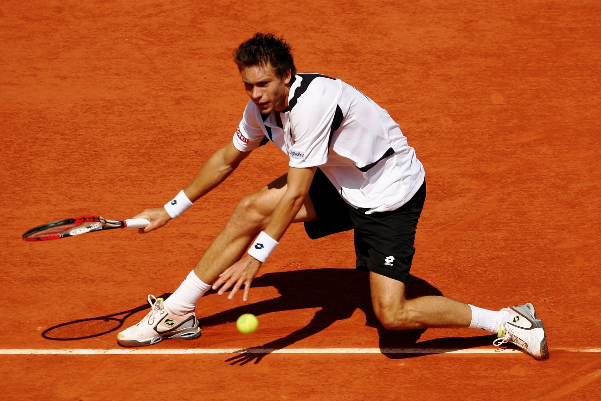 Nicolas Mahut at the French Open - Day Three