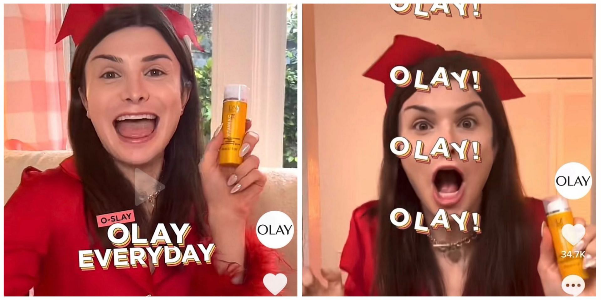 Social media bash Olay and talk about boycotting the brand, after Bud Light and Nike, as Olay too collaborates with Dylan Mulvaney. (Image via TikTok)