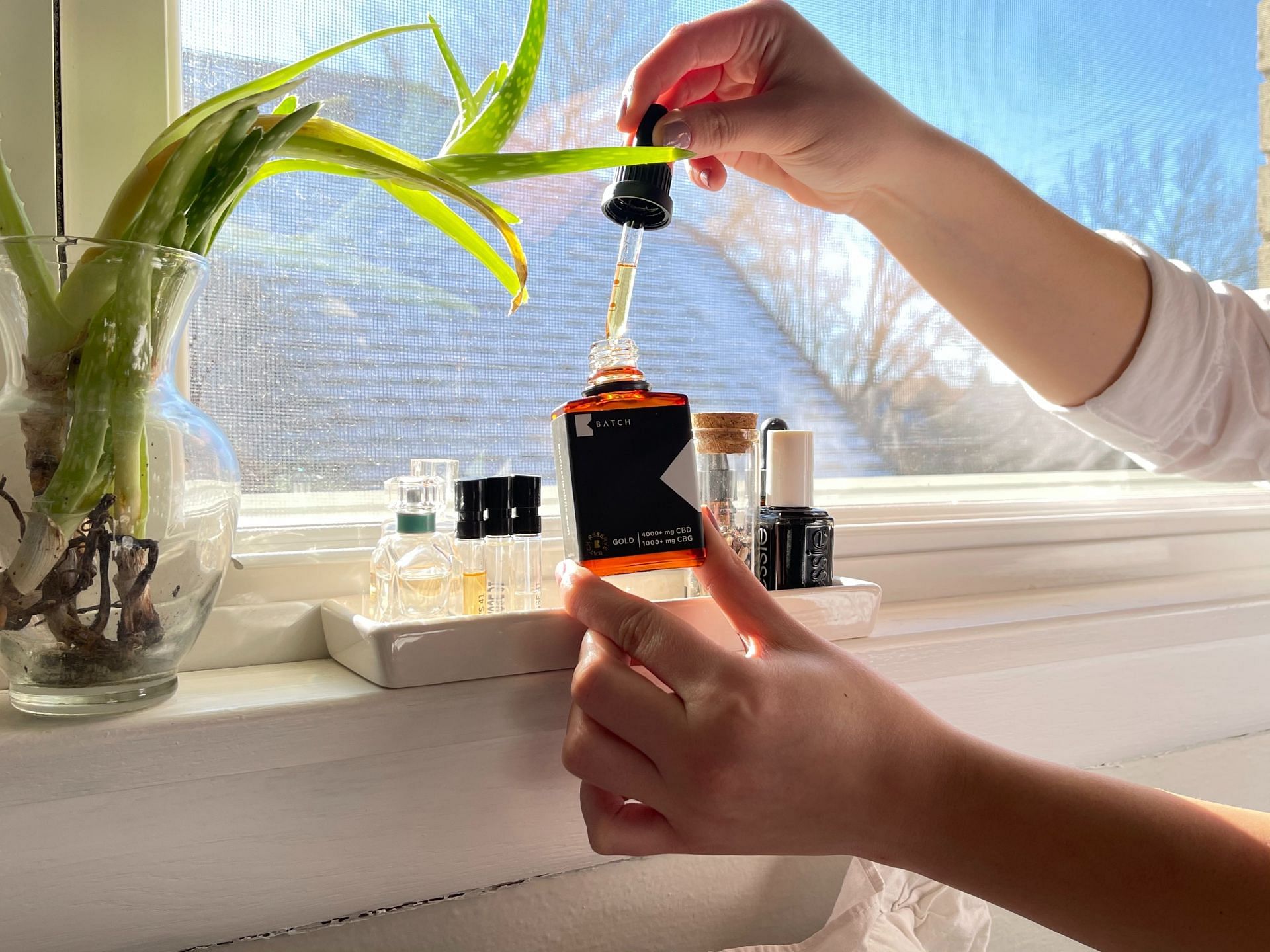 Aloe vera gel for hair is an excellent hair care solution. (Image via Unsplash/ Batch by Wisconsin Hemp Scientific)