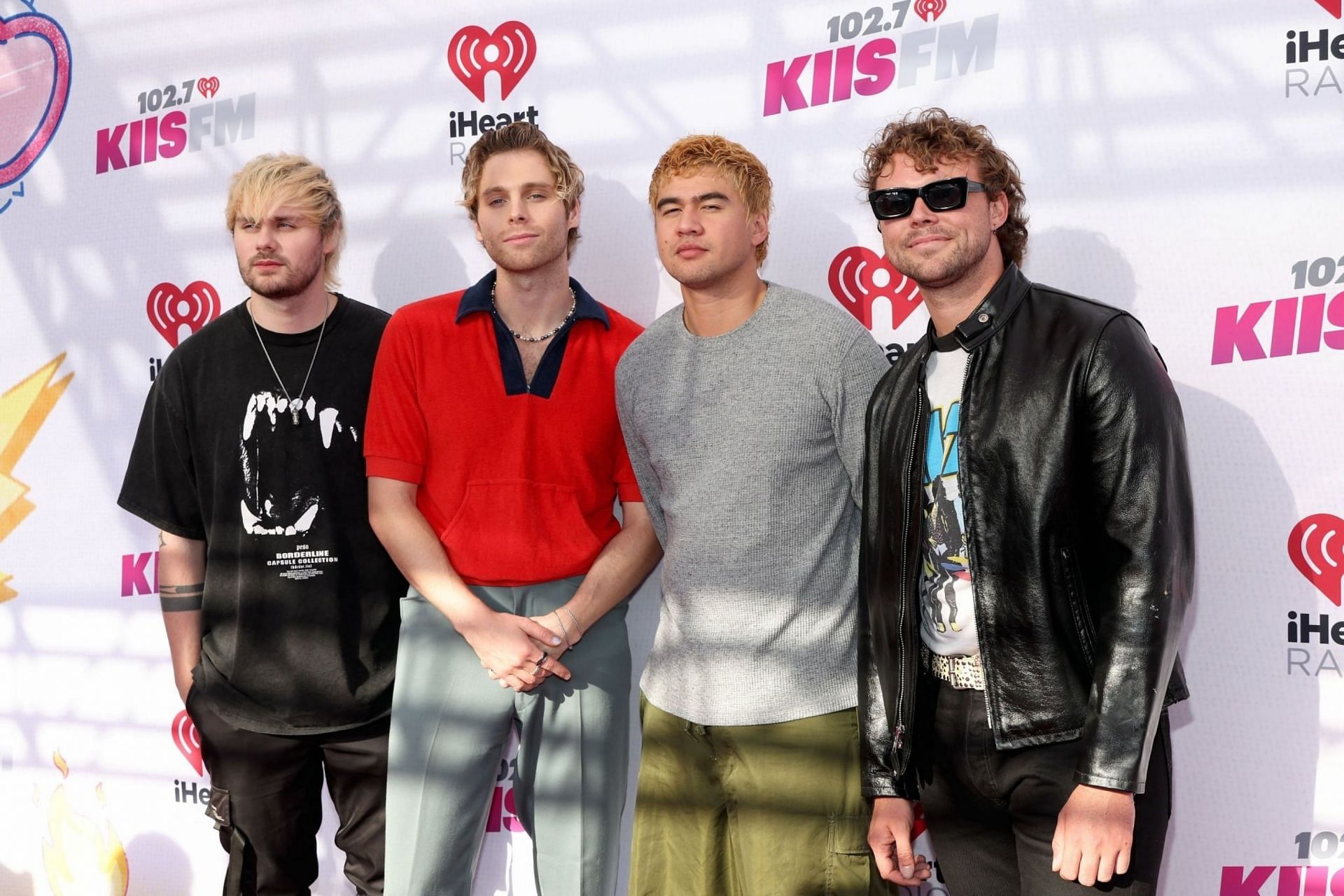 5SOS at the 2022 iHeartRadio Wango Tango at Dignity Health Sports Park on June 04, 2022 in Carson, California.(Image via Getty Images)
