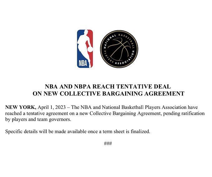 NBA, NBPA reach in-principal agreement on new CBA - Sportcal