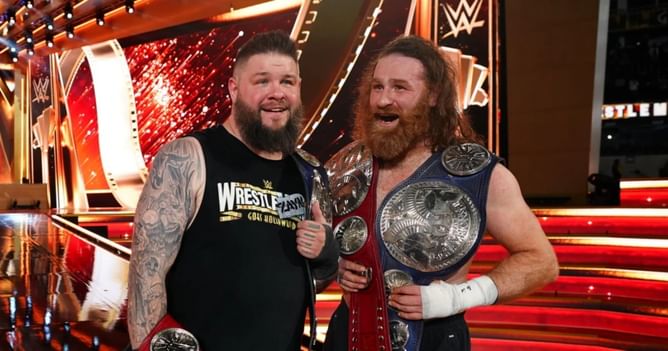 Top WWE star "cried like a baby" backstage following Sami Zayn and Kevin Owens' win at WrestleMania 39