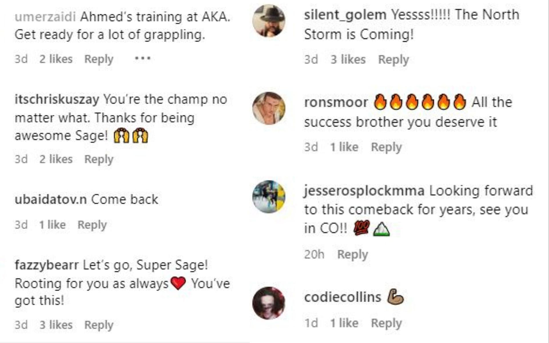 Comments on Sage Northcutt&#039;s post
