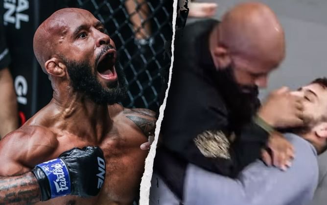 Demetrious Johnson puts in the BJJ work heading into his world title defense against Adriano Moraes