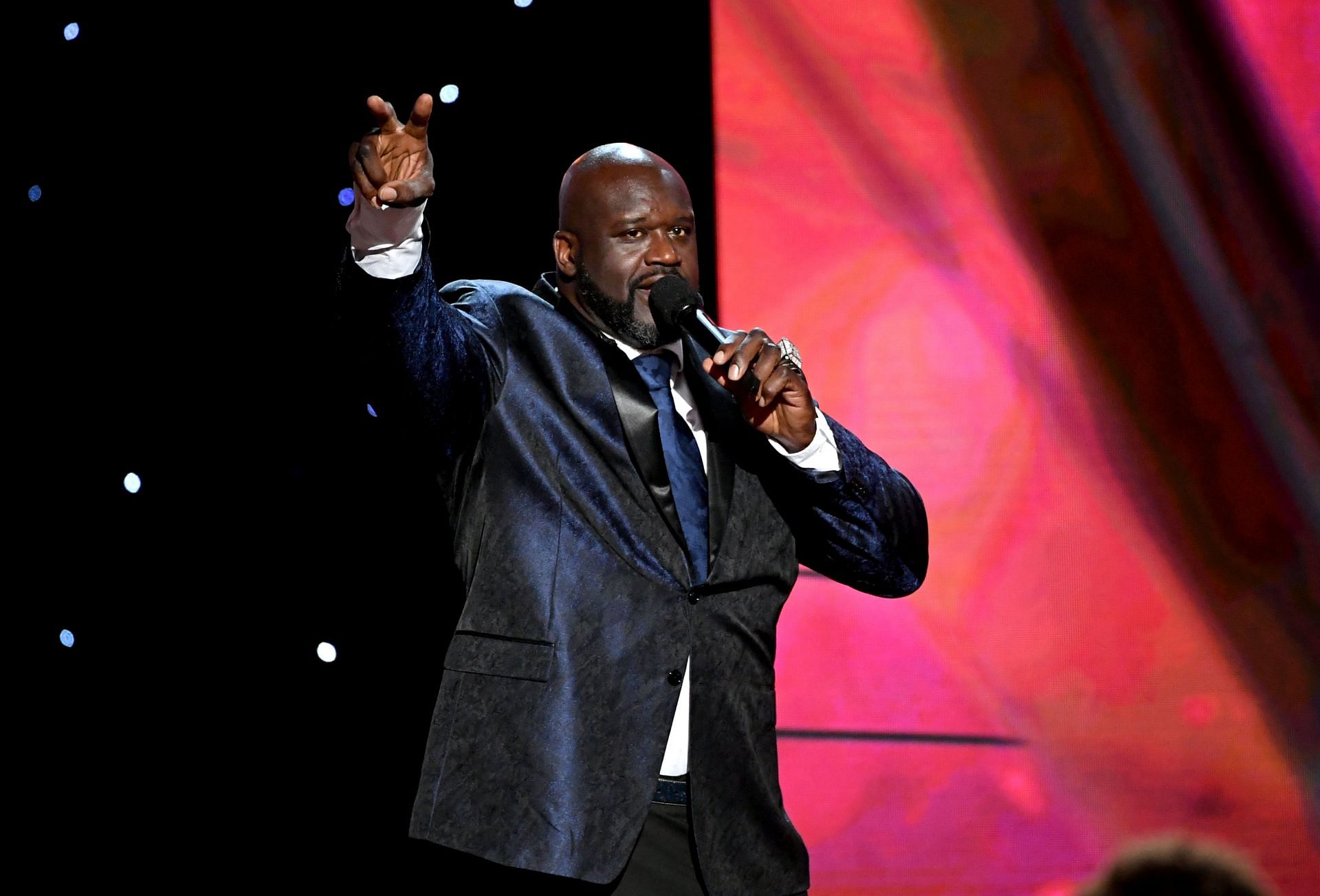 Shaquille O&#039;Neal at the 2019 NBA Awards Presented By Kia On TNT - Inside