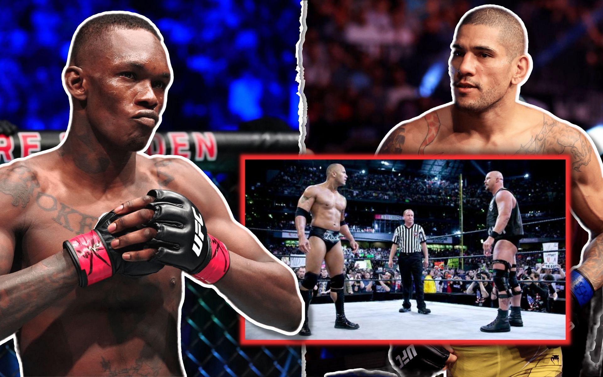 Fans applaud Israel Adesanya for dropping epic promo to hype his UFC 287 rematch against Alex Pereira. [Image credits: @wwe on Pinterest
