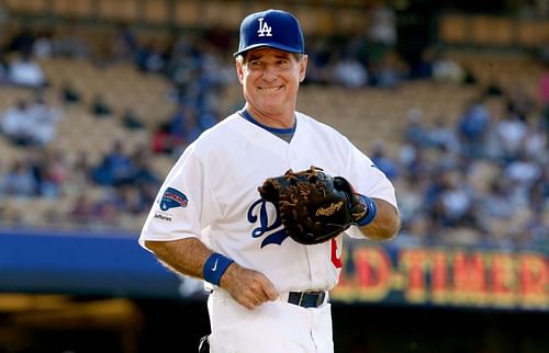 Former Los Angeles Dodgers first baseman Steve Garvey