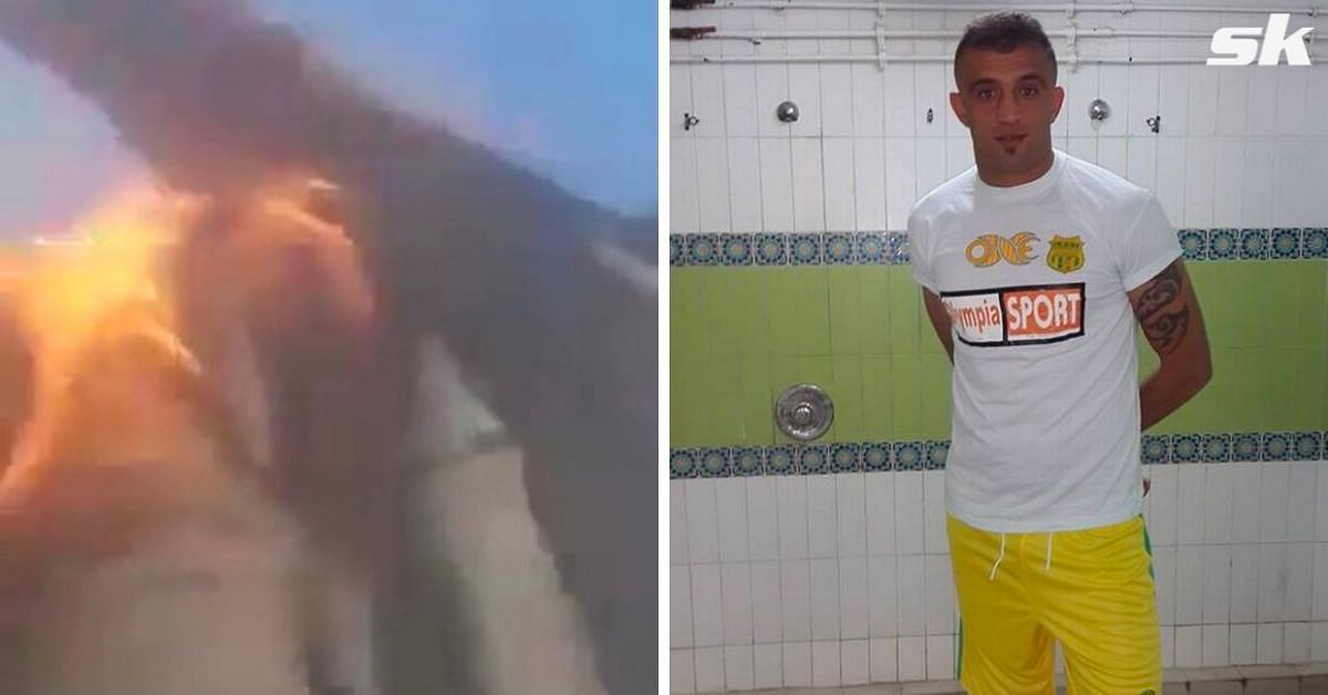 Former Tunisian footballer set himself on fire