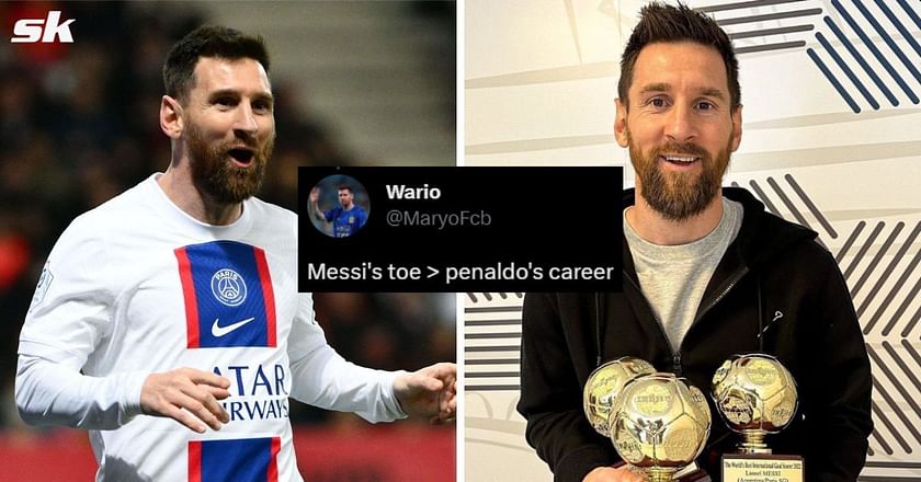 How is this man human, Messi's toe > penaldo's career - Fans