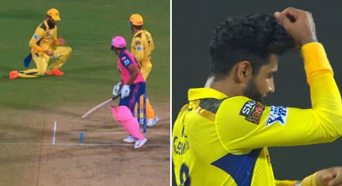 [Watch] Ravindra Jadeja gets angry as Moeen Ali drops a sitter vs RR in IPL 2023