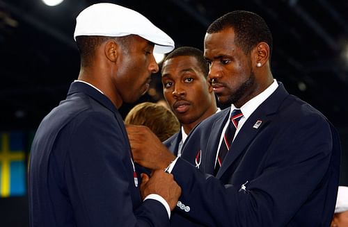 Fans started to envision Kobe Bryant vs LeBron James (right) after the 2008 Olympics.