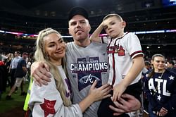 LA Dodgers star Freddie Freeman's wife is a proud mom after her sons take centre stage at the All-Star's Bobblehead Day