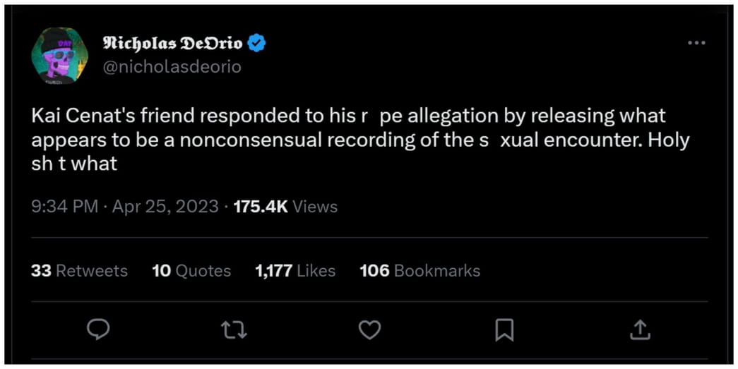 “Committed a crime while trying to prove you didn’t”: Kai Cenat’s