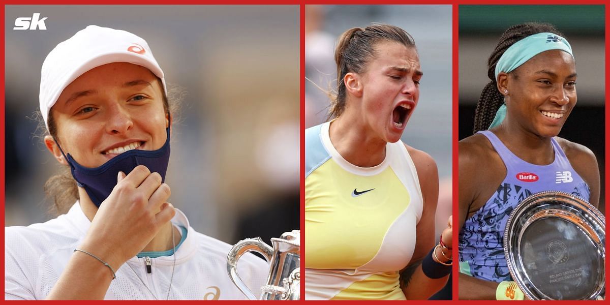 Iga Swiatek, Aryna Sabalenka and Coco Gauff