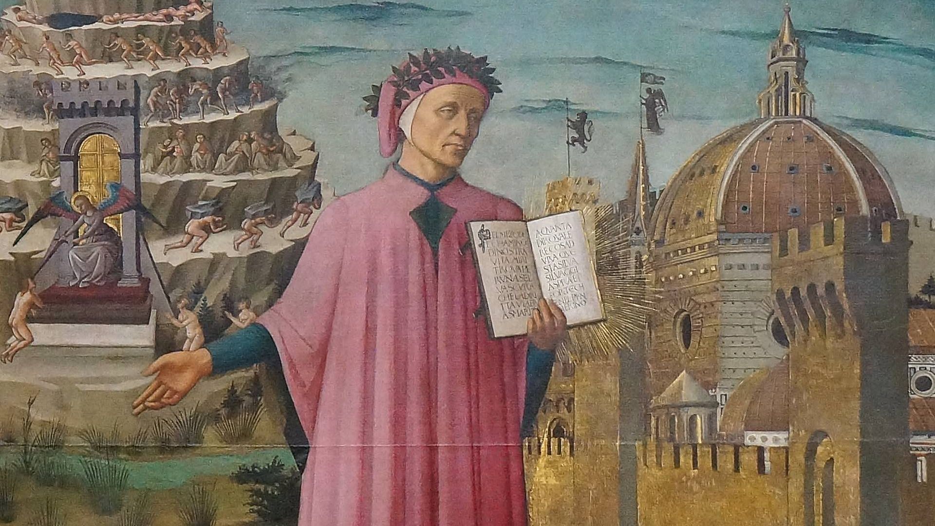 An image associated with Dante Alighieri (Image via Britannica)