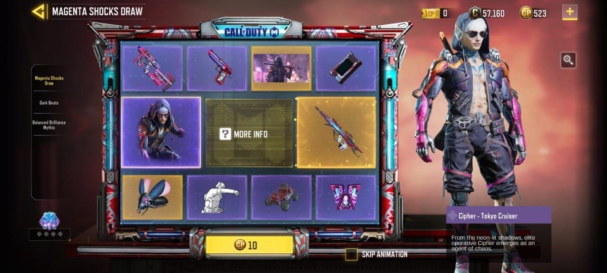 Call of Duty Mobile Magenta Shocks Draw: Legendary UL736, Epic ...