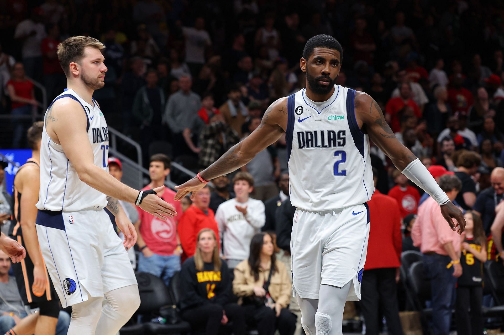 Irving and Doncic need more time to gel (Image via Getty Images)