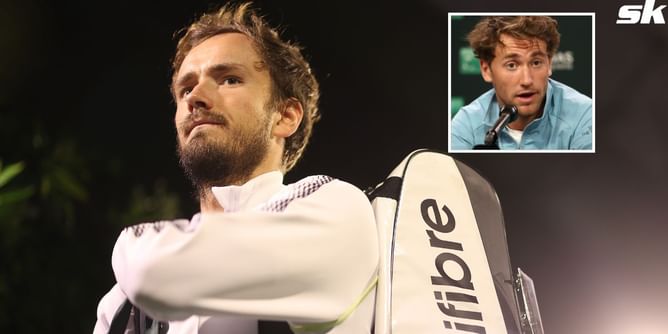 Casper Ruud says Daniil Medvedev "stepped up" to respond to critics