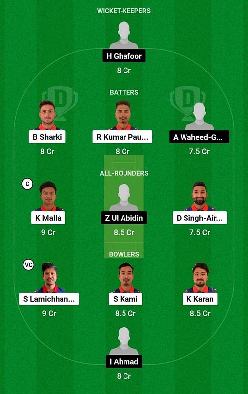 NEP vs SAU Dream11 Prediction Team, Head To Head League