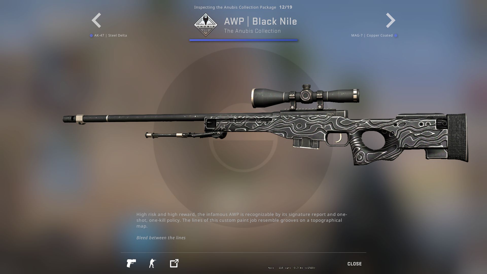 AWP | Black Nile (Image via Sportskeeda)