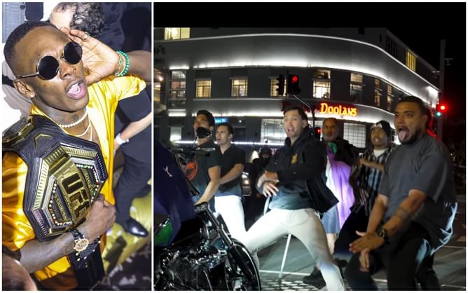 WATCH: Israel Adesanya receives a hero’s welcome in New Zealand, gets honored with Haka ceremony on the roads