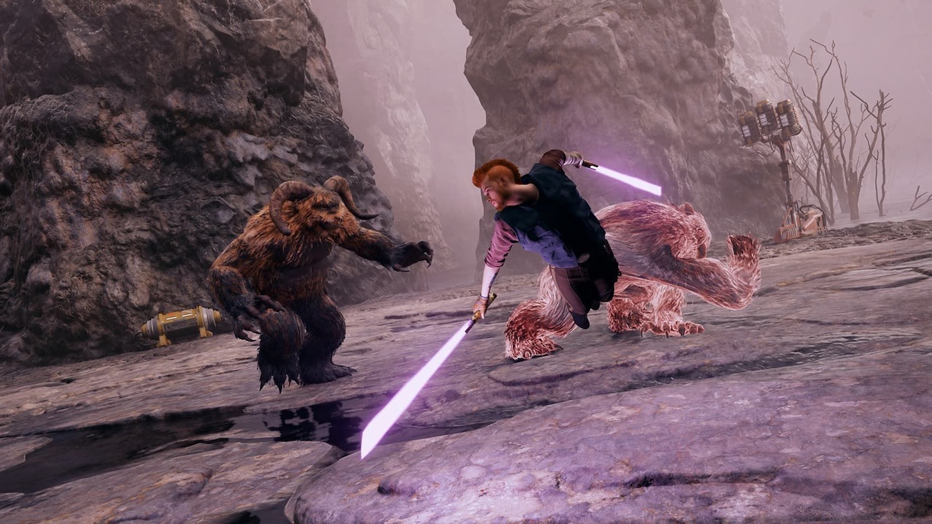 How to defeat Mire Terror legendary beast in Star Wars Jedi Survivor? (Image via EA)