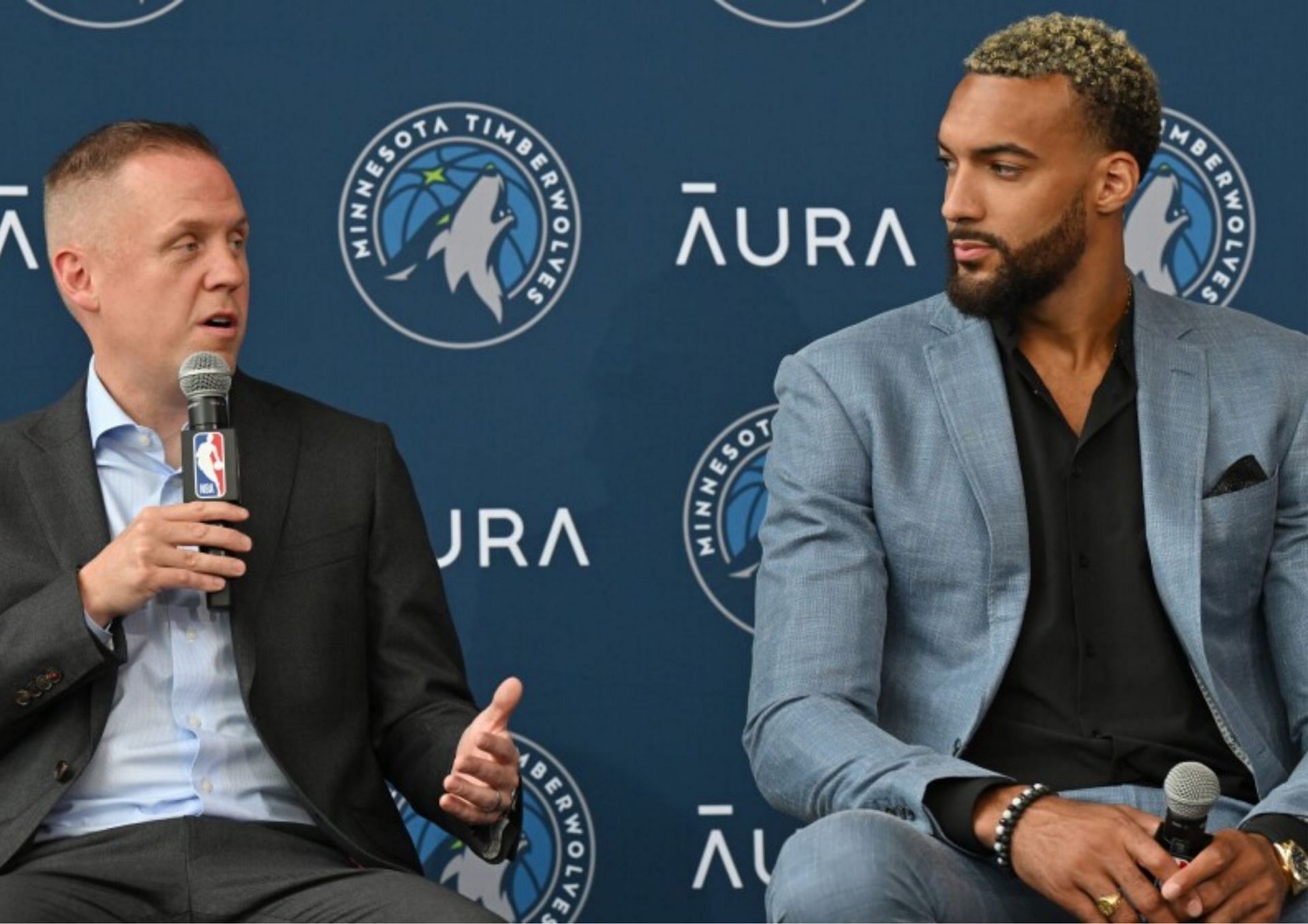 Tim Connelly, Minnesota Timberwolves president of basketball operations, sent Rudy Gobert home after his dust-up with teammate Kyle Anderson.