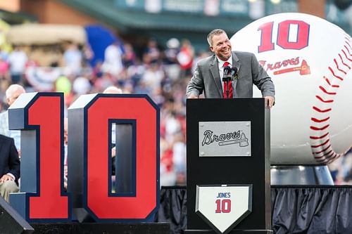 Chipper Jones of the Atlanta Braves