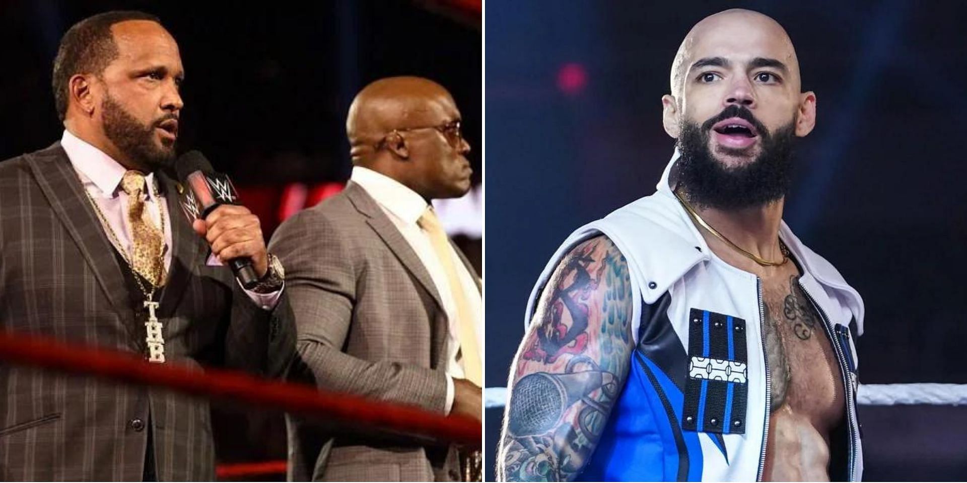 WWE Superstars MVP, Bobby Lashley and Ricochet