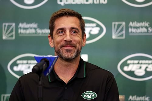 New York Jets Introduce Quarterback Aaron Rodgers