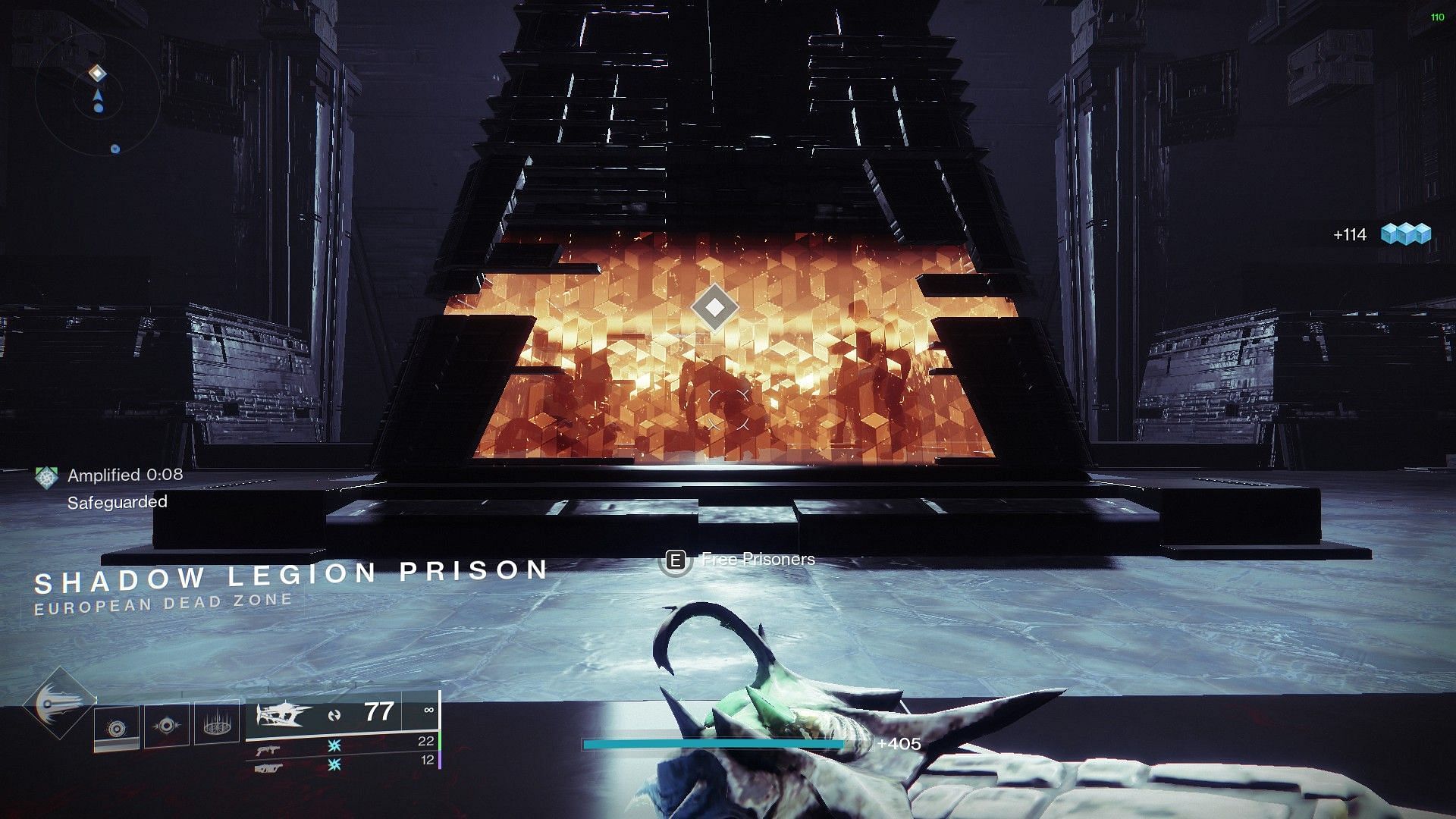 Prisoners captured within the pyramid (Image via Destiny 2)