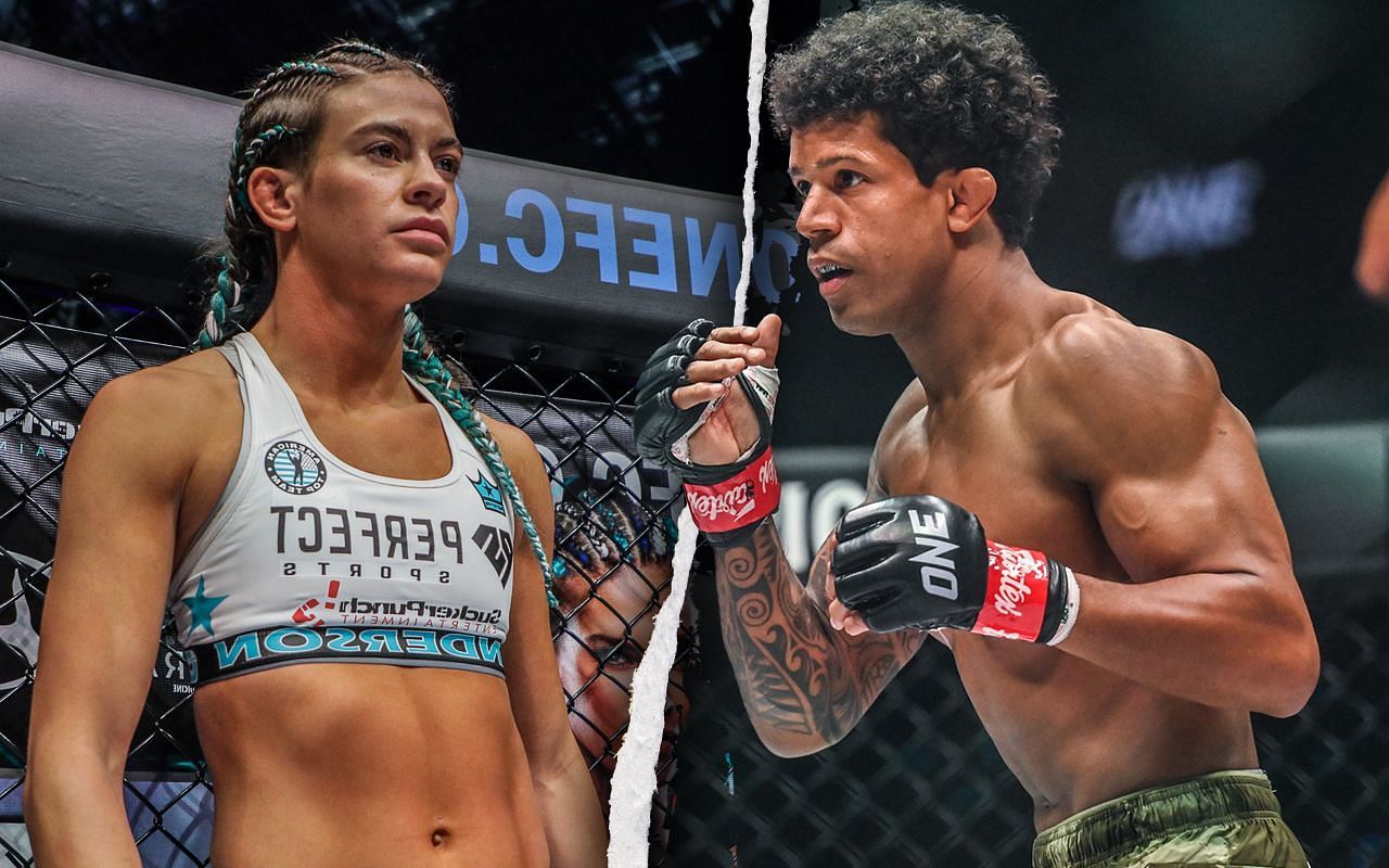 (left) Alyse Anderson and (right) Adriano Moraes [Credit: ONE Championship]