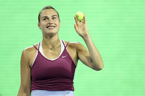 Aryna Sabalenka at the 2023 Miami Open.