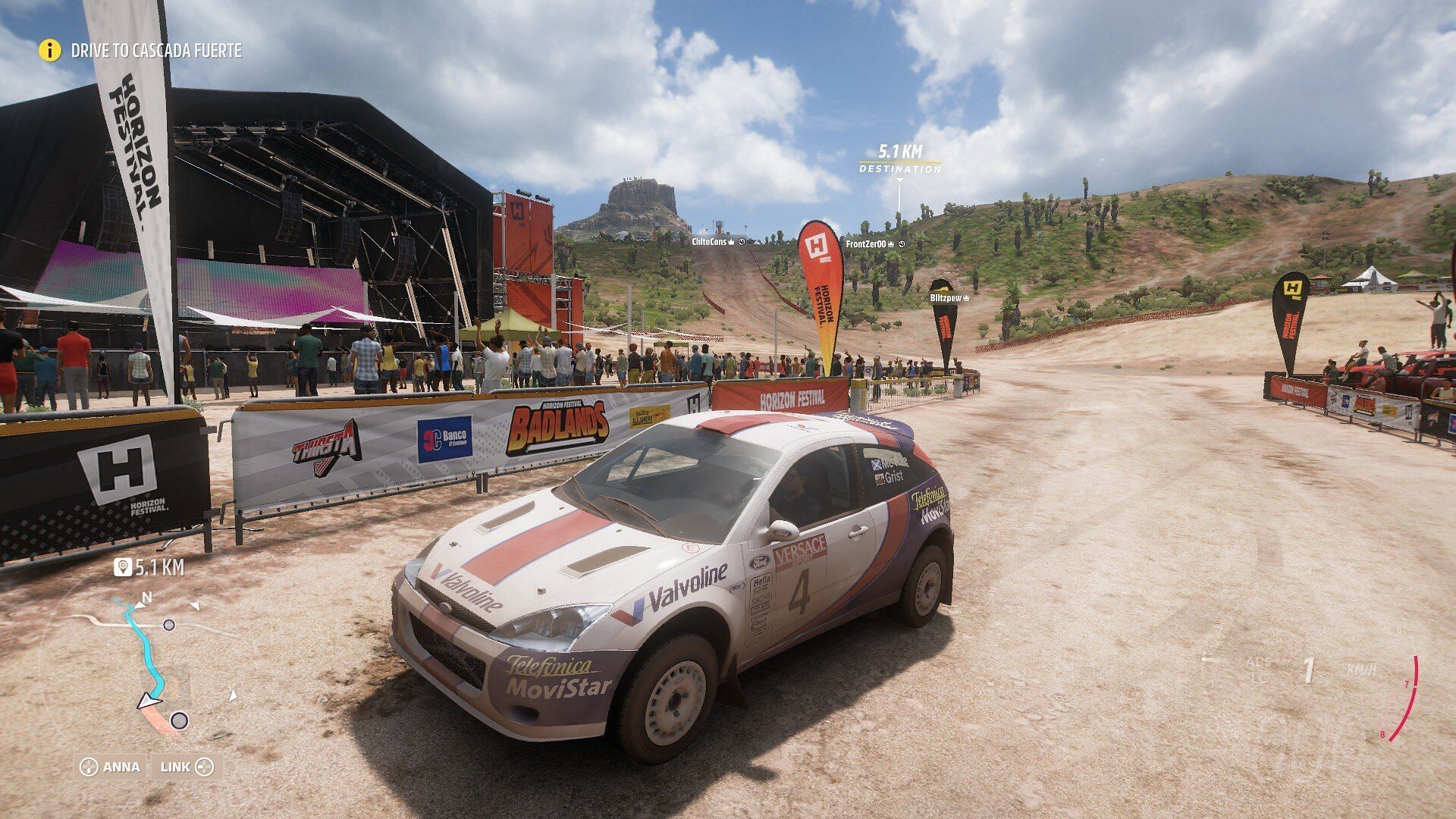 The new Horizon Festival site in Rally Adventure (Image via Forza Horizon 5)