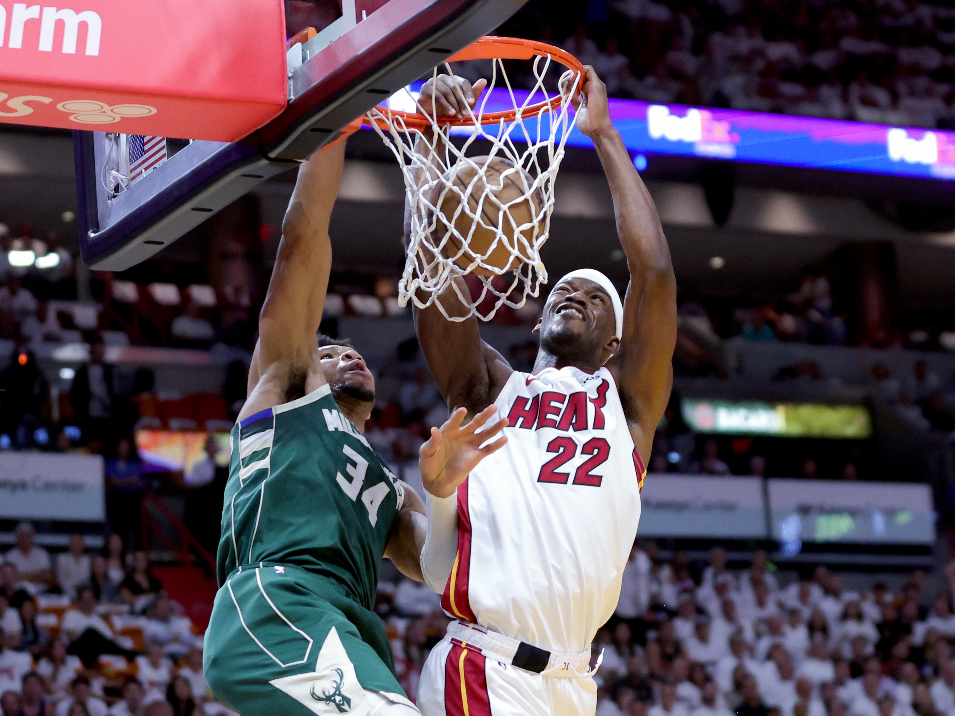 Jimmy Butler helps Heat knock top-seeded Bucks out of playoffs - The Japan  Times