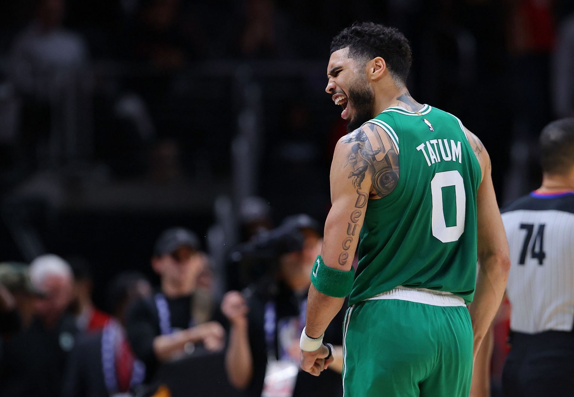 Boston Celtics superstar forward Jayson Tatum