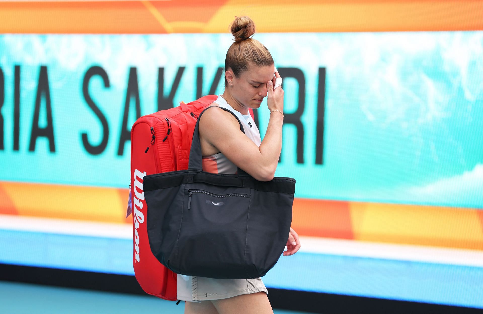 Maria Sakkari has not won a match since Indian Wells.