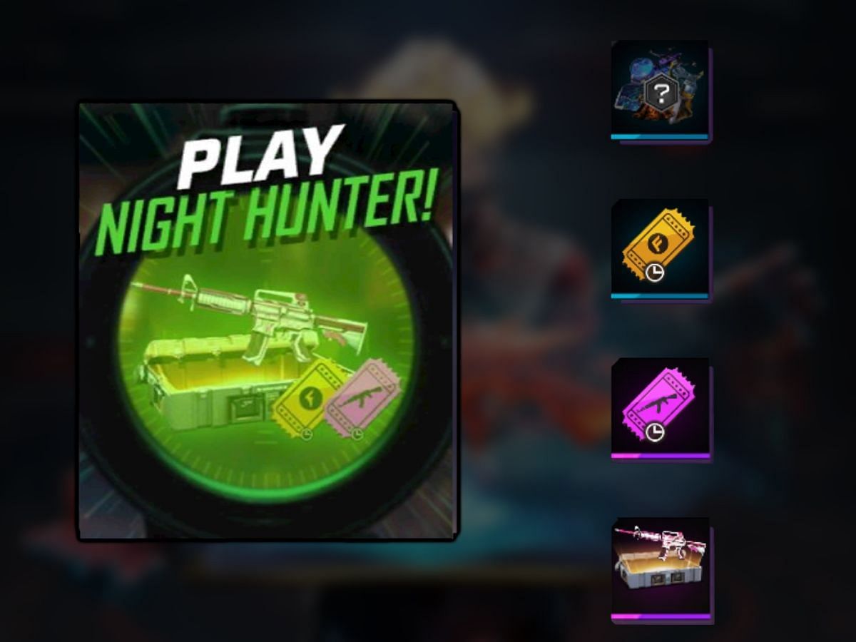 Play Night Hunter event has been added to Free Fire MAX (Image via Sportskeeda)