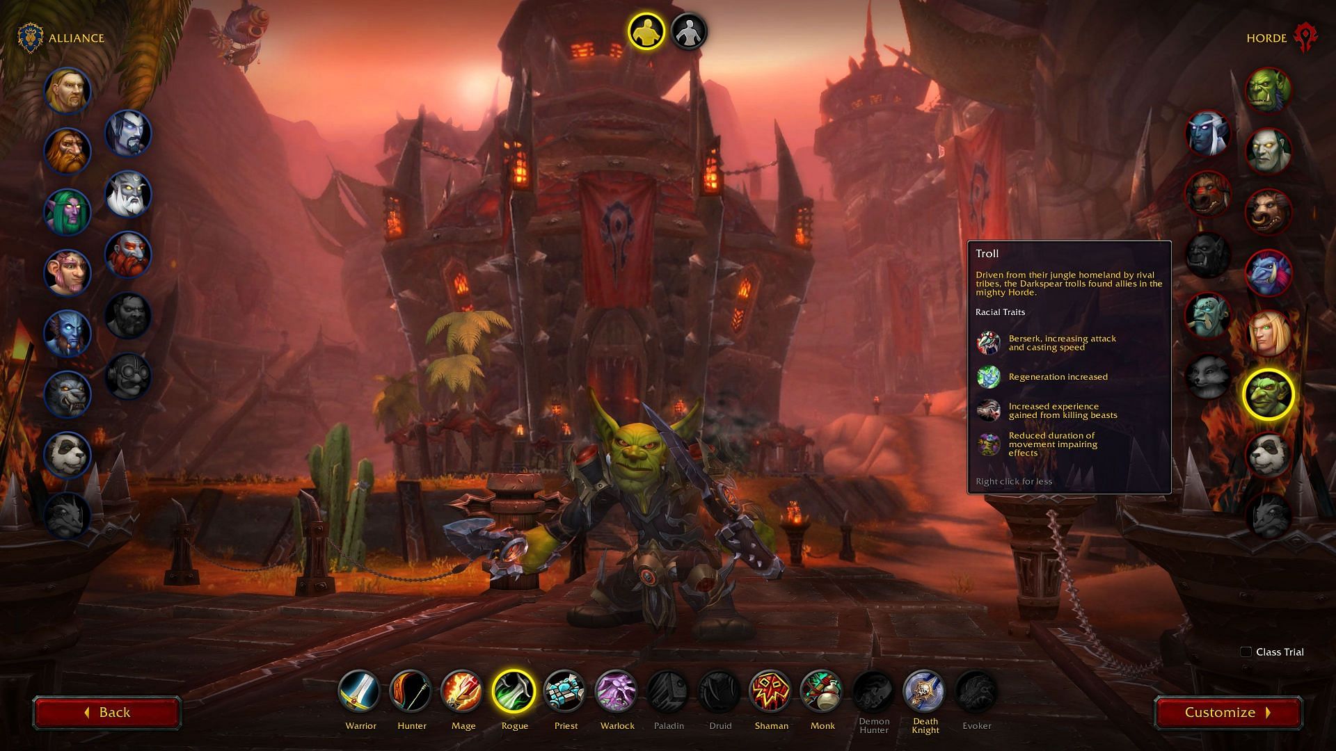 All classes in World of Warcraft stand out in their own way (Image via Blizzard Entertainment)