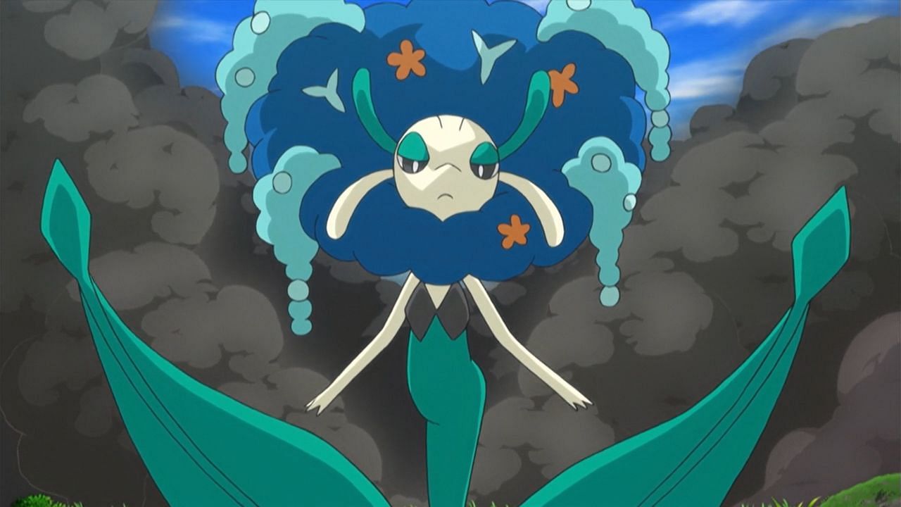 Florges as it appears in the anime (Image via The Pokemon Company)